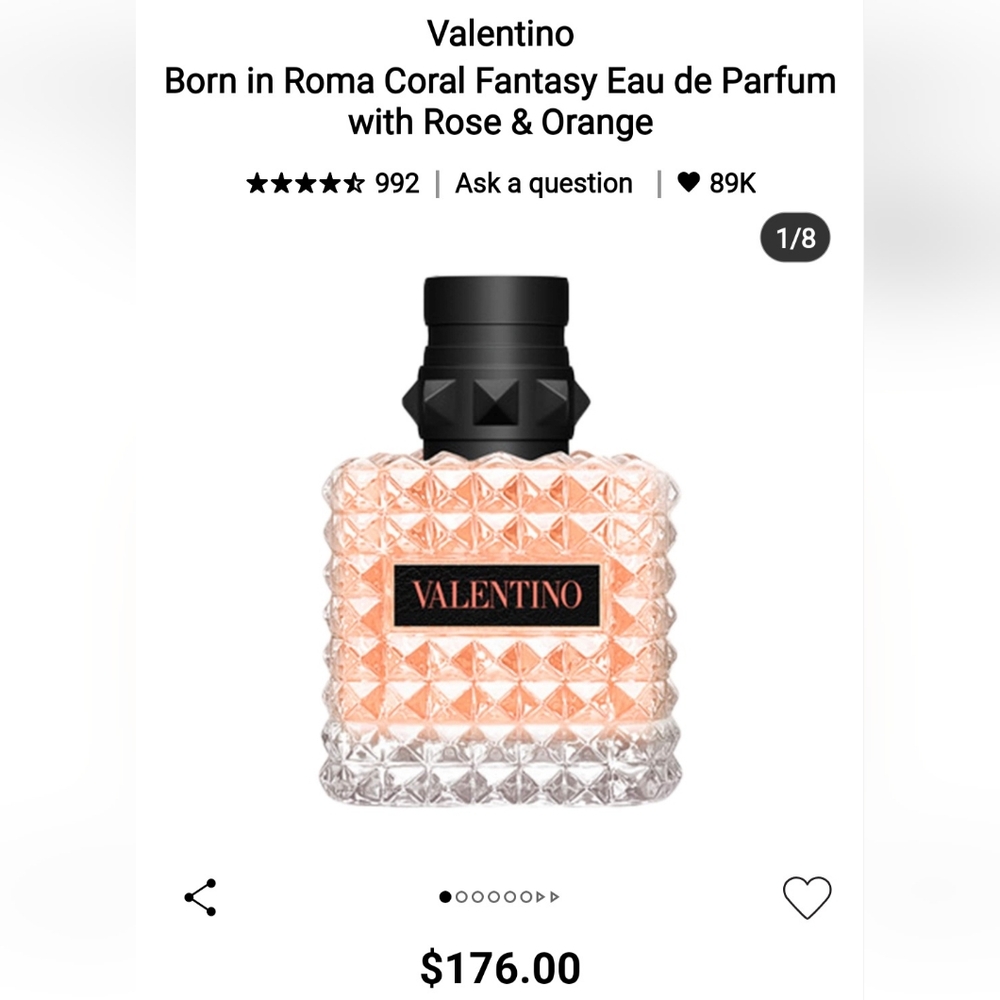 Valentino Coral Fantasy Eau de Parfum 50 ml/1.7 Oz
